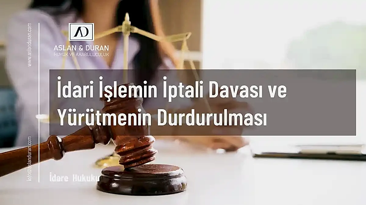 idari işlemin iptali