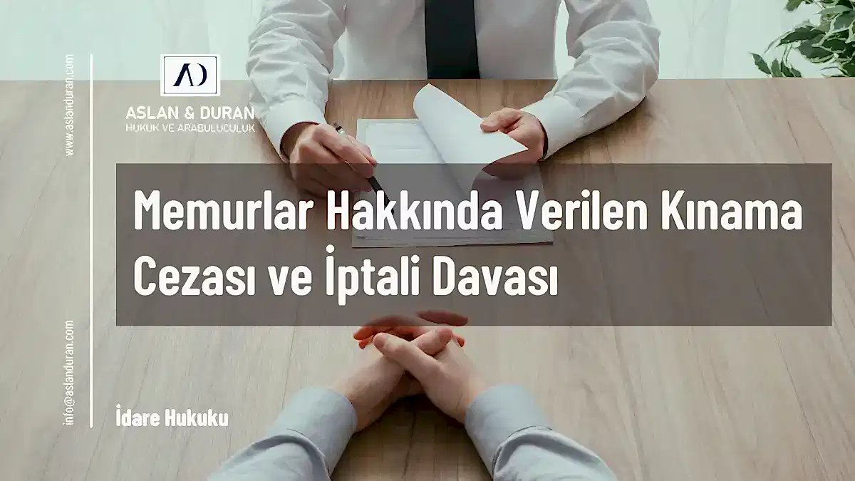kınama cezası