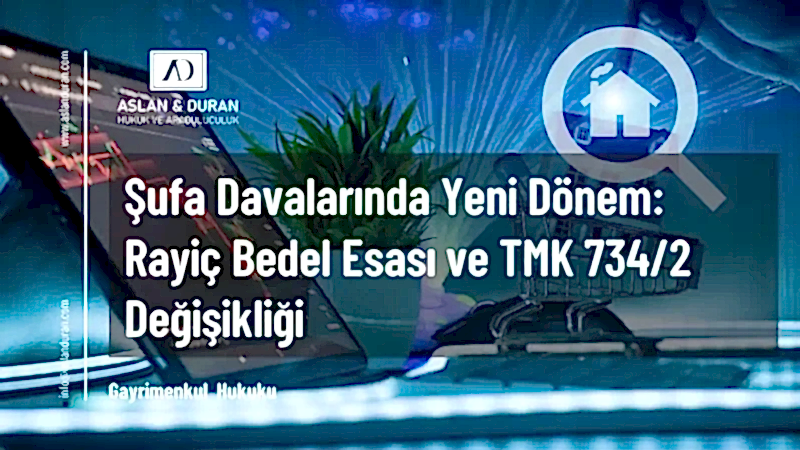 şufa davası rayiç bedel